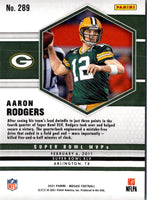 2021 Panini Mosaic Prizm Green Aaron Rodgers #289