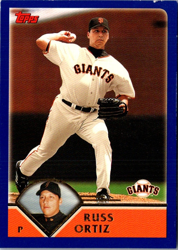 2003 Topps Home Team Advantage Russ Ortiz #184