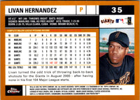 2002 Topps Chrome Livan Hernandez #35
