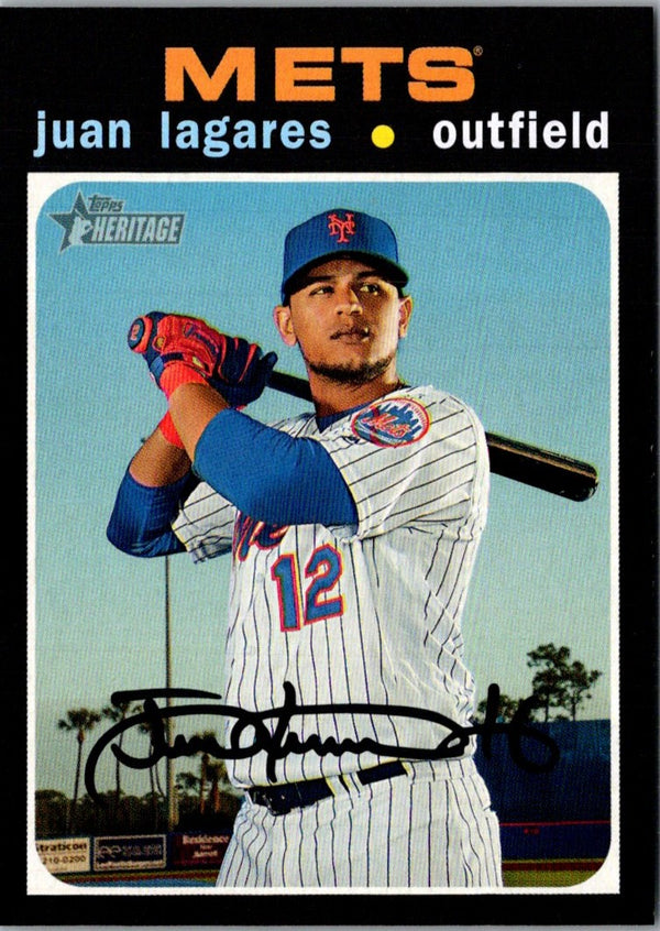 2020 Topps Heritage Juan Lagares #208