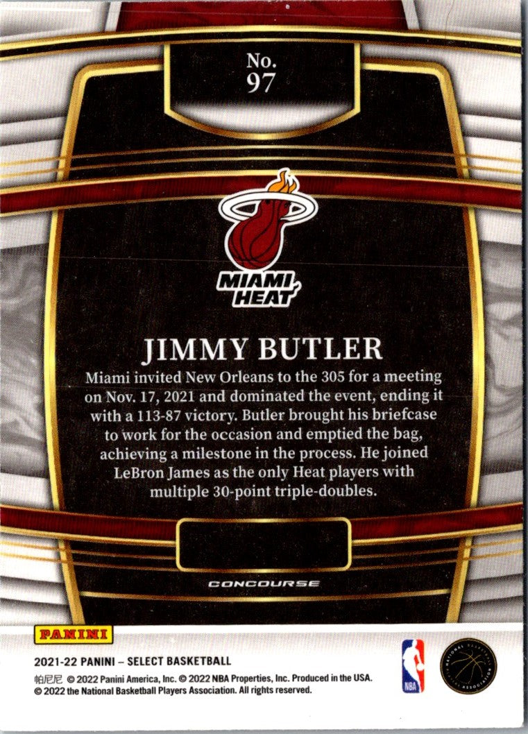 2021 Panini Select Jimmy Butler