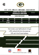 2006 Leaf Rookies & Stars Donald Driver