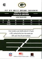 2006 Leaf Rookies & Stars Donald Driver #40