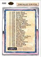 1992 Upper Deck Checklist #G50
