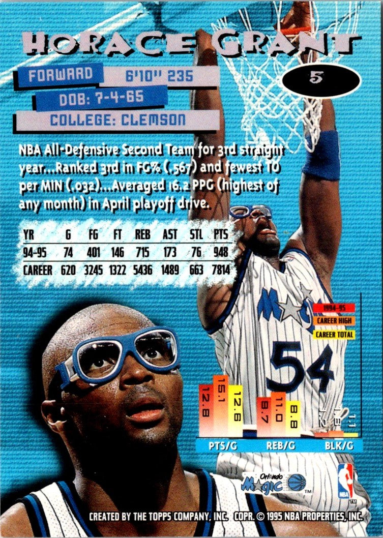 1995 Stadium Club Members Only Horace Grant