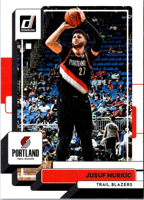 2022 Donruss Holo Laser Red/Gold Jusuf Nurkic #108