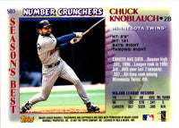 1997 Topps Season's Best Chuck Knoblauch #SB5