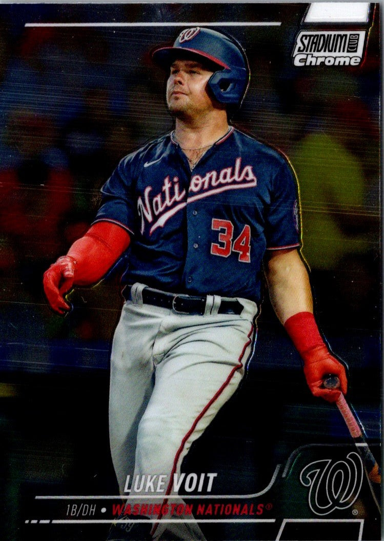 2022 Stadium Club Chrome Refractor Luke Voit