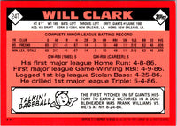 2001 Topps Traded & Rookies Will Clark #T117