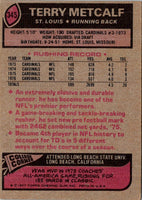 1977 Topps Terry Metcalf #345