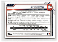 2021 Bowman Draft Ryan Webb #BD-57
