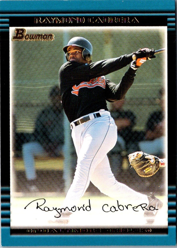 2002 Bowman Raymond Cabrera #395 Rookie