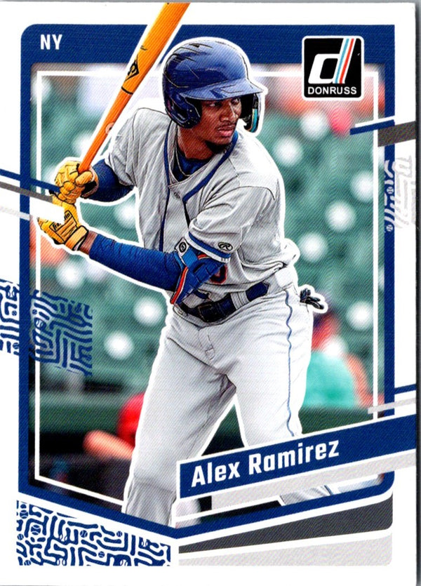 2023 Donruss Holo Blue Alex Ramirez #138