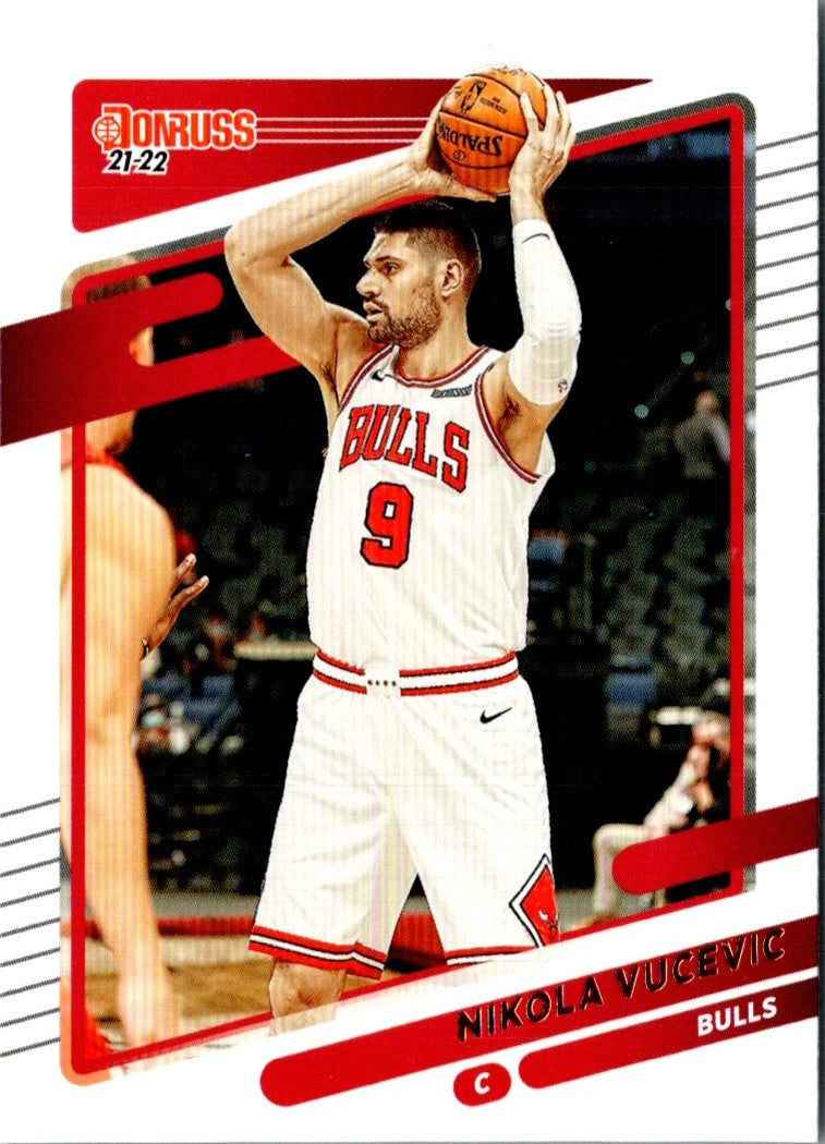 2021 Donruss Holo Red and Gold Laser Nikola Vucevic