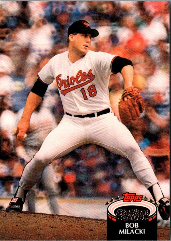 1992 Stadium Club Bob Milacki #331