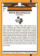 1989 Donruss Super Diamond Kings Pete Incaviglia