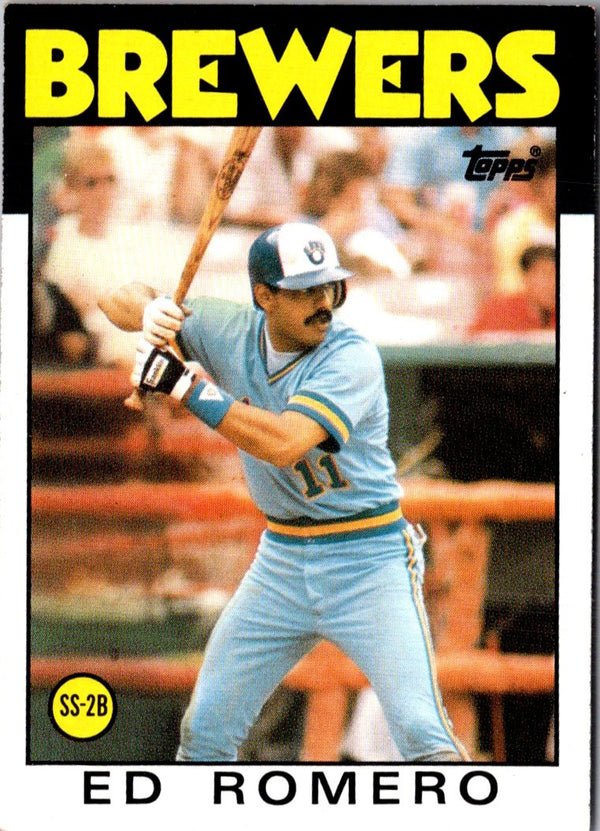 1986 Topps Ed Romero #317