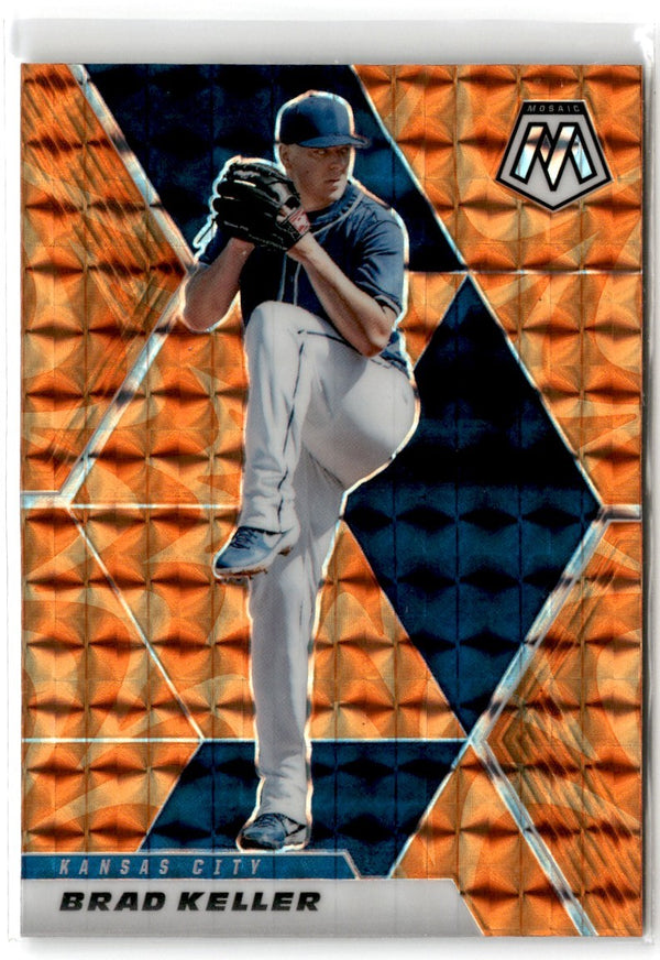 2021 Panini Mosaic Reactive Orange Brad Keller #119