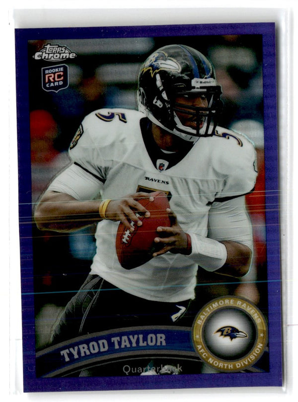 2011 Topps Chrome Purple Refractors Tyrod Taylor #26 253/499