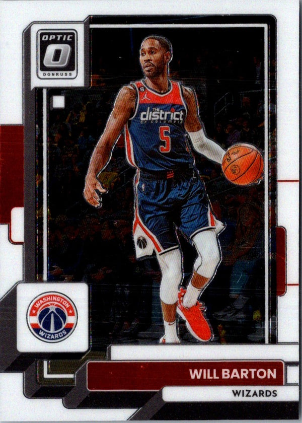 2022 Donruss Optic Will Barton #166