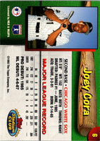 1993 Stadium Club Chicago White Sox Joey Cora #6