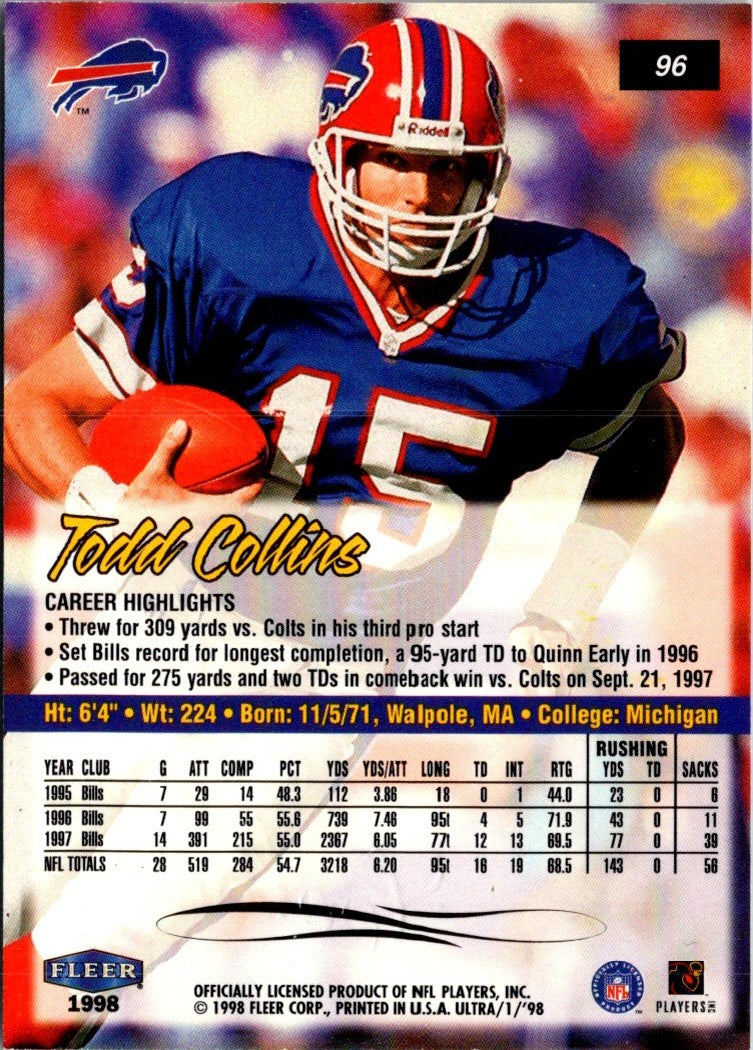 1998 Ultra Todd Collins