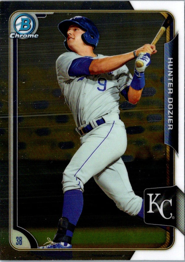 2015 Bowman Chrome Prospects Hunter Dozier #BCP56