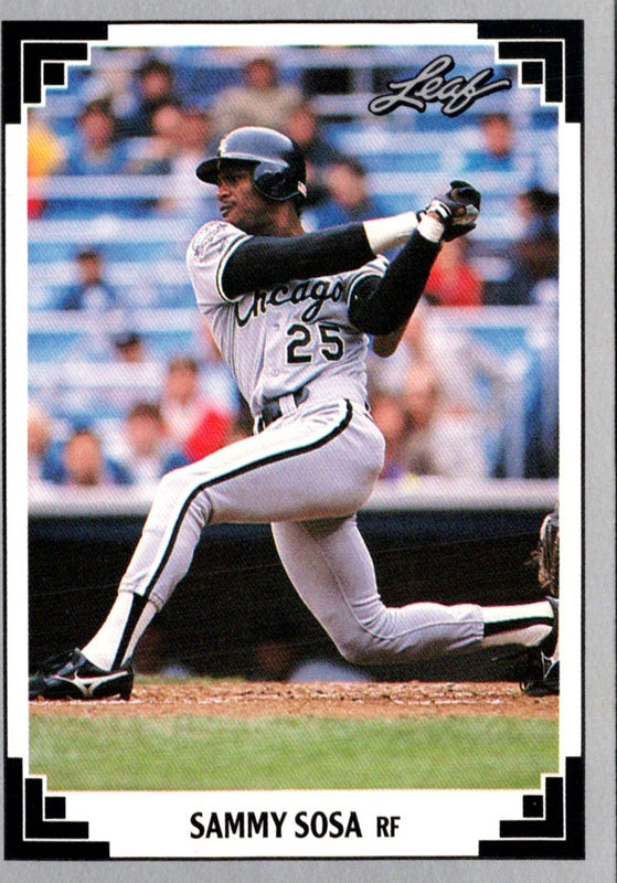 1991 Leaf Sammy Sosa #321