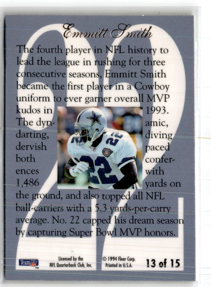 1994 Ultra Flair Hot Numbers Emmitt Smith