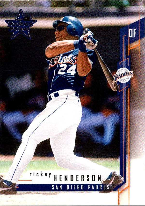 2001 Leaf Rookies & Stars Rickey Henderson #100