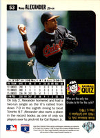 1996 Collector's Choice Manny Alexander #53