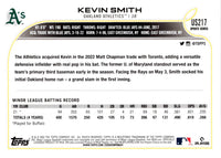 2022 Topps Kevin Smith #US217