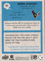 2009 Upper Deck Andre Johnson #80