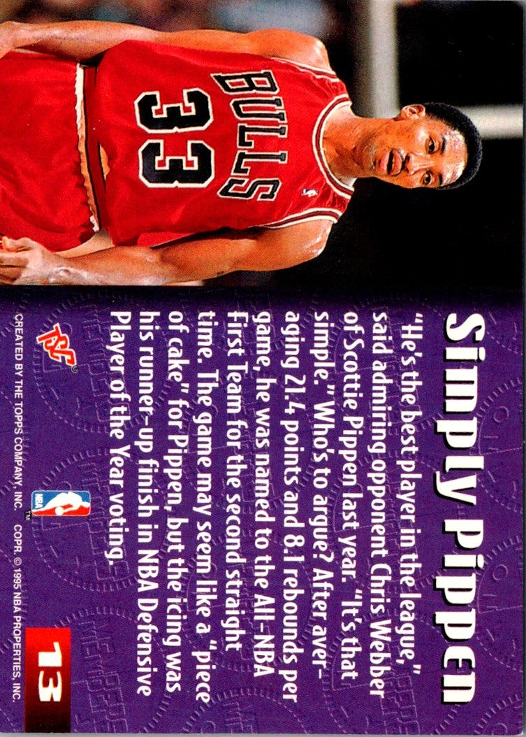 1994 Stadium Club Members Only 50 Scottie Pippen