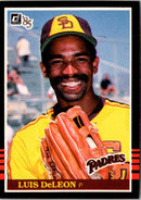 1985 Donruss Luis DeLeon