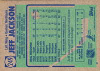 1990 Topps Jeff Jackson #249