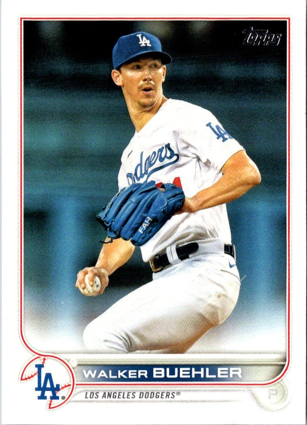 2022 Topps Blue Walker Buehler #438