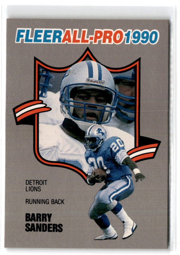 1990 Fleer All-Pro Barry Sanders #4