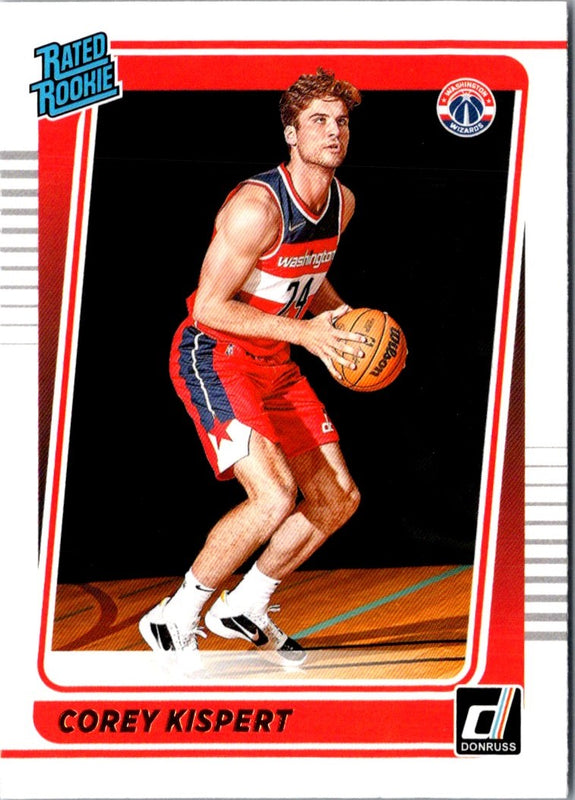 2021 Donruss Rated Rookies Corey Kispert #233