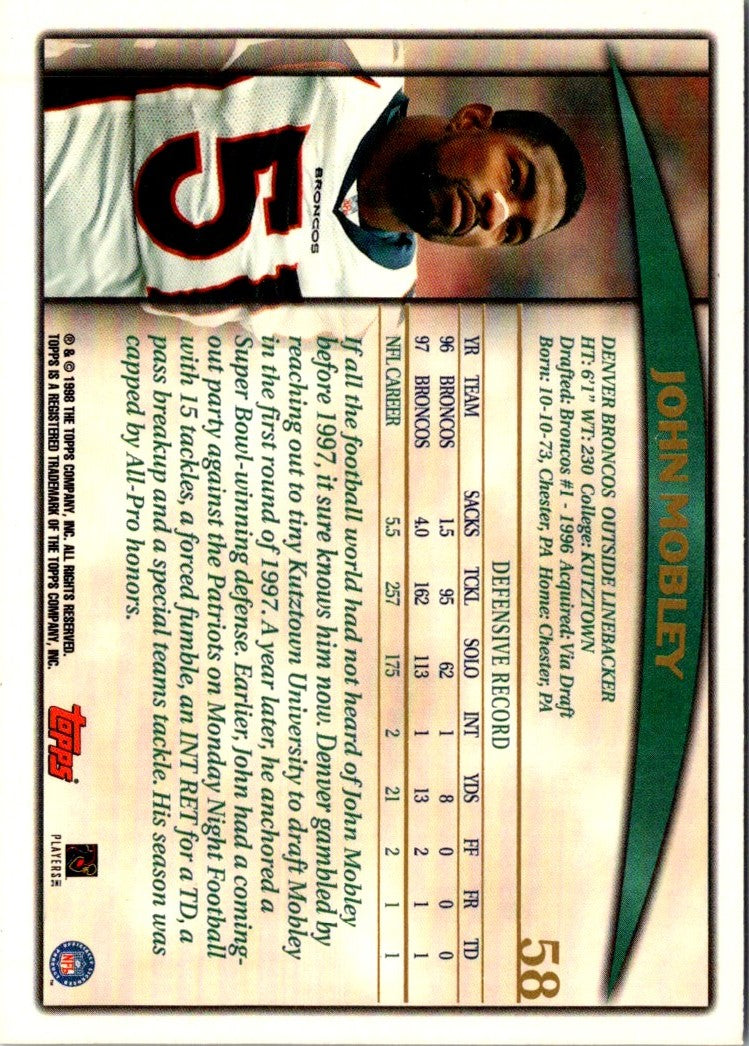 1998 Topps John Mobley