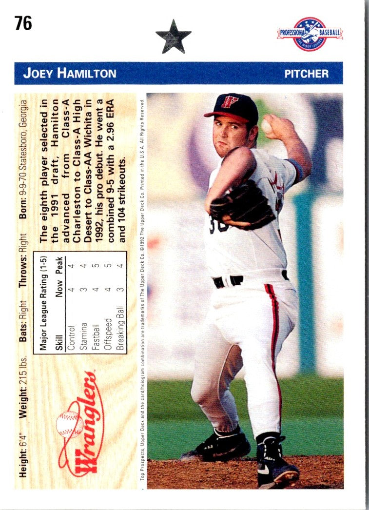 1992 Upper Deck Minors Joey Hamilton