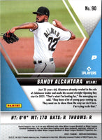2021 Panini Mosaic Blue Sandy Alcantara #90