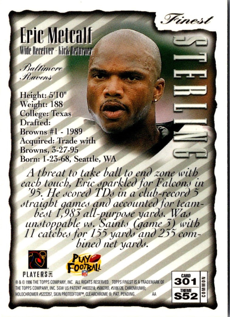 1996 Finest Eric Metcalf