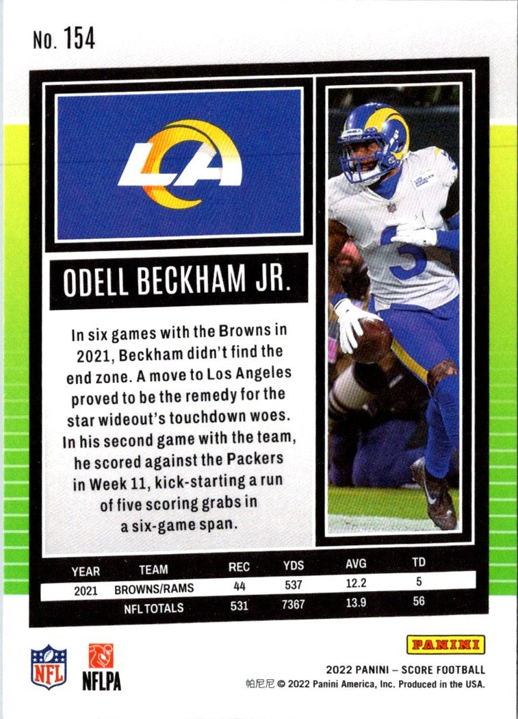 2022 Score Odell Beckham Jr.