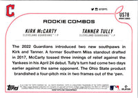 2022 Topps Update Kirk McCarty/Tanner Tully #US78