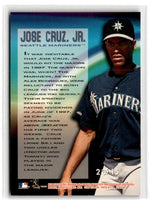 1997 Fleer Jose Cruz Jr. #589 Rookie