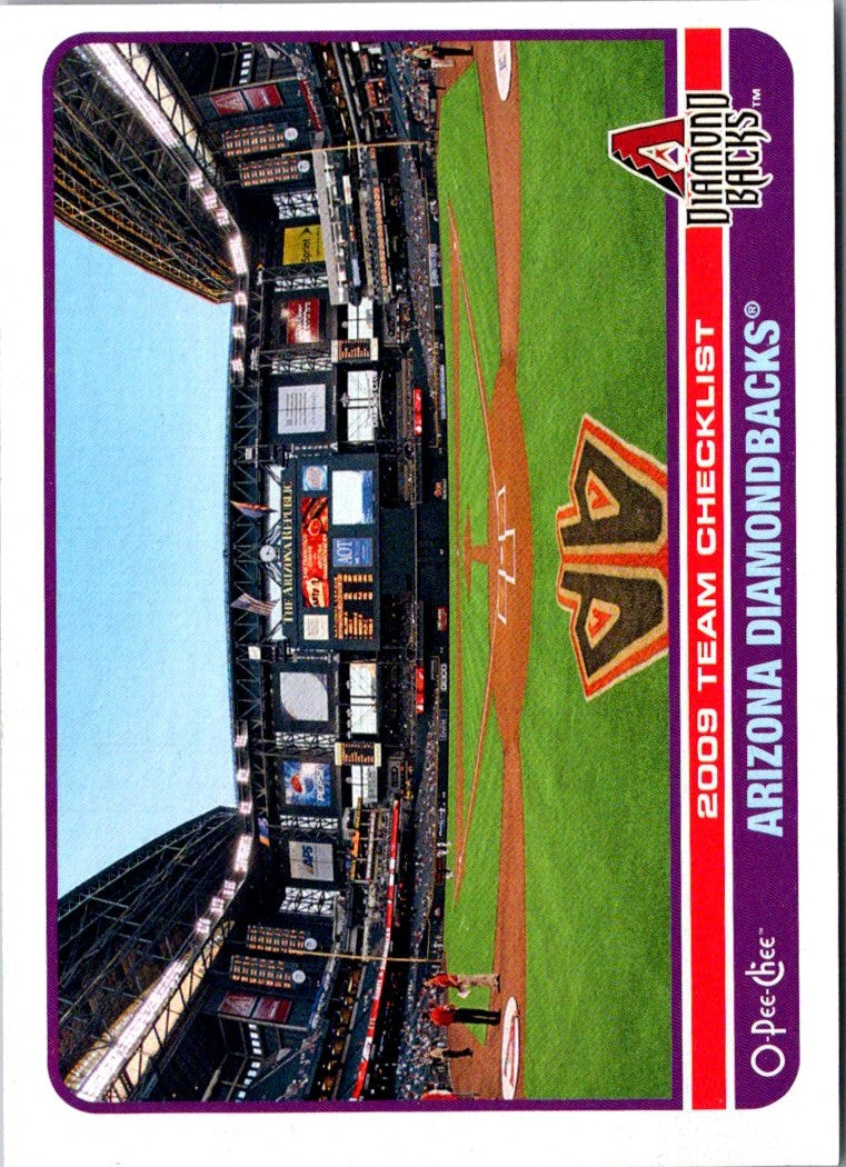 2009 O-Pee-Chee Arizona Diamondbacks