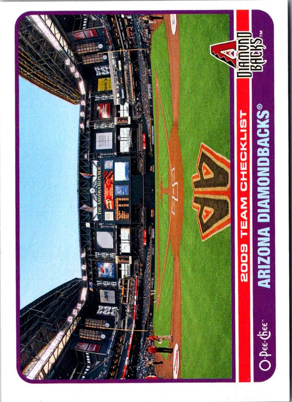 2009 O-Pee-Chee Arizona Diamondbacks #511