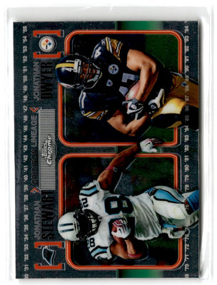 2010 Topps Chrome Gridiron Lineage Jonathan Stewart/Jonathan Dwyer #CGL-SD