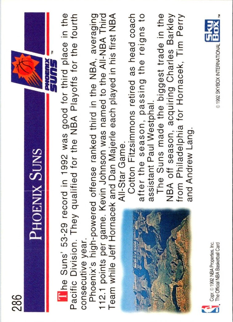 1992 Hoops Phoenix Suns